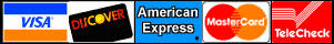 All Major Credit Cards Accepted