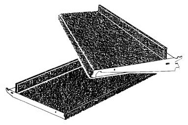 Carpeted Store Shelves